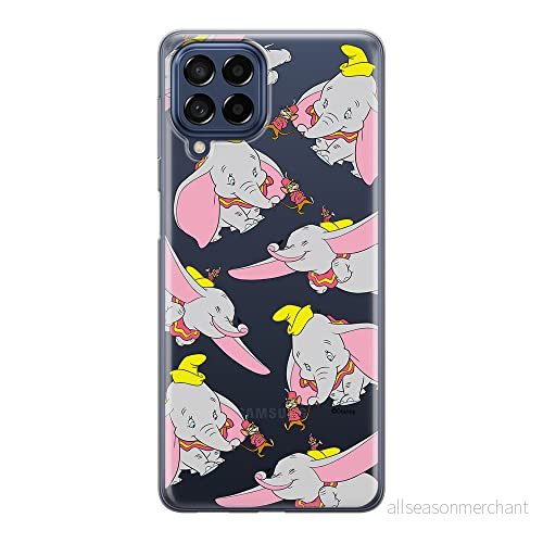 ERT GROUP mobiltelefonfodral för Samsung M33 5G originalt och officiellt licensierat Disney mönster Dumbo 016 optimalt anpassad till formen på mobiltelefonen, gedeeltelijk transparant 5905511357634