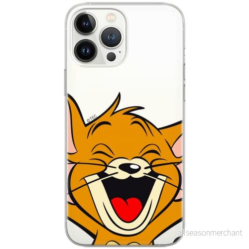 ERT GROUP mobiltelefonfodral för Xiaomi REDMI 10 originalt och officiellt licensierat Tom and Jerry mönster 003, gedeeltelijk transparant 5904805007743