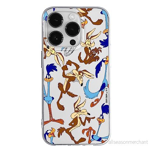 ERT GROUP mobiltelefonfodral för Iphone 14 PRO originalt och officiellt licensierat Looney Tunes mönster 021 optimalt anpassad till formen på mobiltelefonen, gedeeltelijk transparant 5905511682699