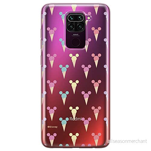ERT GROUP mobiltelefonfodral för Xiaomi REDMI NOTE 9 originalt och officiellt licensierat Disney mönster Mickey 002 optimalt anpassad till formen på mobiltelefonen, gedeeltelijk transparant 5903040328262