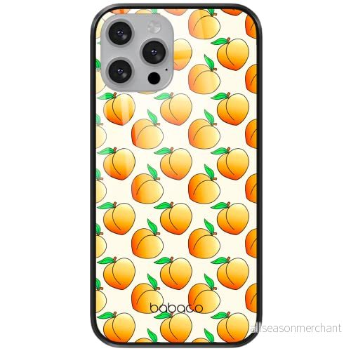 ERT GROUP mobiltelefonfodral för Apple Iphone 11 PRO originalt och officiellt licensierat Babaco mönster Peaches 001 tillverkad av härdat glas, optimalt anpassat till mobilens form, skyddsfodral 5903537922058