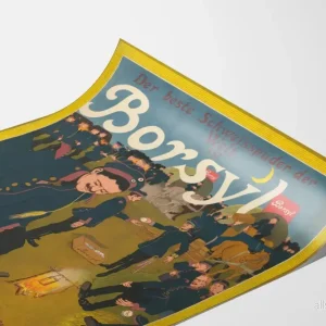 Vintage reklamposter Borsyl - Antitranspirationspuder - Bild 3