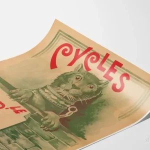 Vintageposter Cycles Le Glob'Trotter Paris - Bild 3