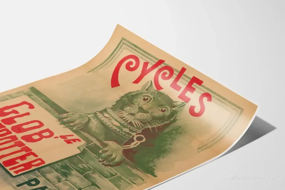 Vintageposter Cycles Le Glob'Trotter Paris