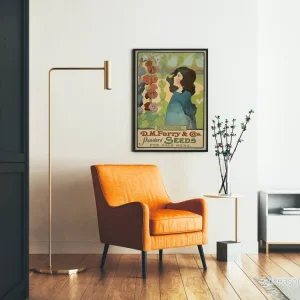 Vintageposter D.M. Ferry & Co. Standard Seeds väggdekor - Bild 2