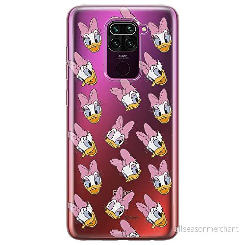 ERT GROUP mobiltelefonfodral för Xiaomi REDMI NOTE 9 originalt och officiellt licensierat Disney mönster Daisy 007 optimalt anpassad till formen på mobiltelefonen, gedeeltelijk transparant 5903040324691