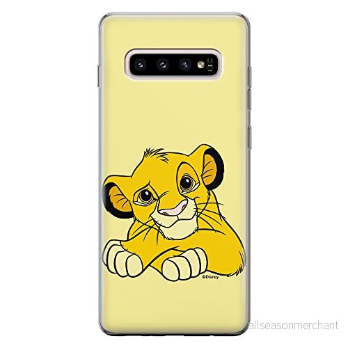 ERT GROUP mobiltelefonfodral för Samsung S10 PLUS originalt och officiellt licensierat Disney mönster Simba & Friends 009 anpassad till formen på mobiltelefonen, fodral tillverkad av TPU plast 5905131175403