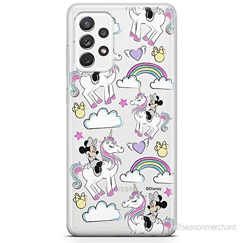 ERT GROUP mobiltelefonfodral för Samsung A33 5G originalt och officiellt licensierat Disney mönster Minnie 037 optimalt anpassad till formen på mobiltelefonen, gedeeltelijk transparant 5904805343537