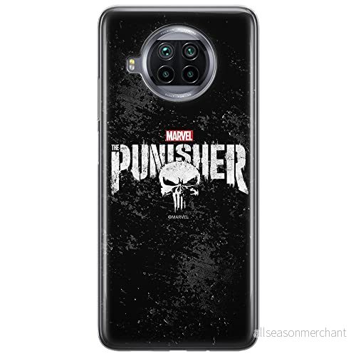 ERT GROUP mobiltelefonfodral för Xiaomi MI 10T LITE/REDMI NOTE 9 PRO 5G originalt och officiellt licensierat Marvel mönster Punisher 003, fodral tillverkad av TPU plast 5903537153810