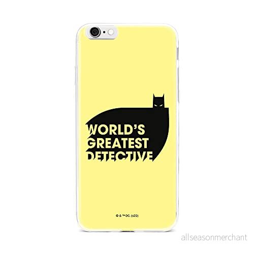 ERT GROUP mobiltelefonfodral för Iphone 6/6S originalt och officiellt licensierat DC mönster Batman 051 optimalt anpassad till formen på mobiltelefonen, fodral tillverkad av TPU plast 5905131540317