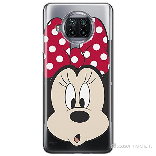 ERT GROUP mobiltelefonfodral för Xiaomi MI 10T LITE/REDMI NOTE 9 PRO 5G originalt och officiellt licensierat Disney mönster Minnie 054, gedeeltelijk transparant 5903537152844