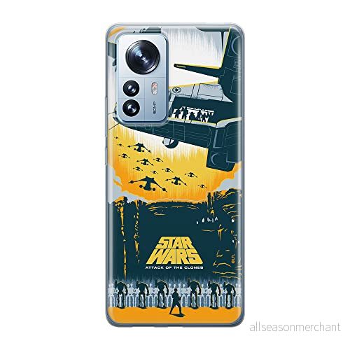 ERT GROUP mobiltelefonfodral för Xiaomi 12 / 12X originalt och officiellt licensierat Star Wars mönster 022 optimalt anpassad till formen på mobiltelefonen, fodral tillverkad av TPU plast 5905511485559
