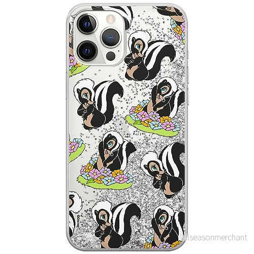 ERT GROUP mobiltelefonfodral för Apple Iphone 12/12 PRO originalt och officiellt licensierat Disney mönster Pepe Le Pew 003, med glitter overflow effekt 5905131818102