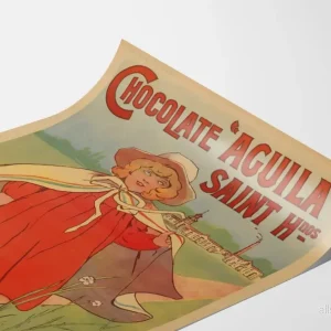 Vintageposter Chocolate Águila Saint Hnos Väggdekoration - Bild 3