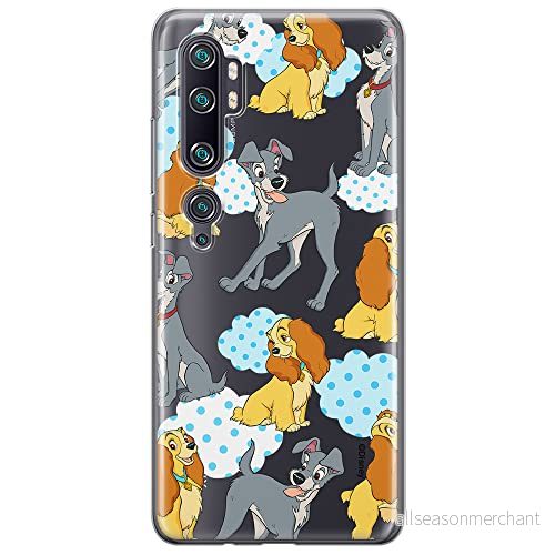 ERT GROUP mobiltelefonfodral för Xiaomi MI NOTE 10 / PRO originalt och officiellt licensierat Disney mönster Lady and the Tramp 004, gedeeltelijk transparant 5905131774583