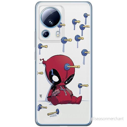 ERT GROUP mobiltelefonfodral för Xiaomi 13 LITE/CIVI 2 originalt och officiellt licensierat Marvel mönster Deadpool 005 optimalt anpassad till formen på mobiltelefonen, fodral tillverkad av TPU plast 5905511918200