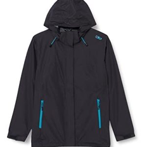CMP Dam Knit Tech Melange fleecejacka med huva, pojke, djup lake danube, 92, antracit, 52 8057153933923 CMP Dam Knit Tech Melange fleecejacka med huva, pojke, djup lake danube, 92, antracit, 52 8057153933923