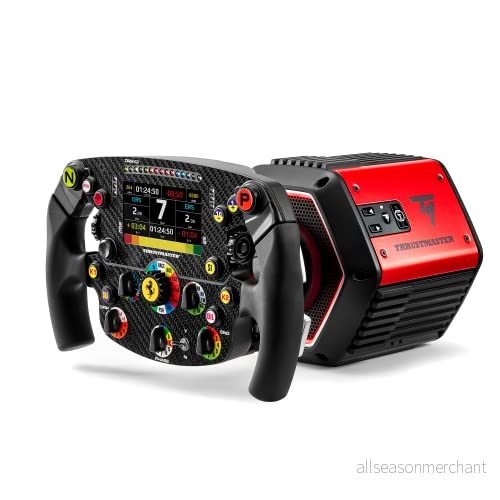 Thrustmaster T818 Ferrari SF1000 Simulator, Direct Drive, Simracing Force Feedback Racingratt för PC, Officiellt Licensierad av 3362932916093
