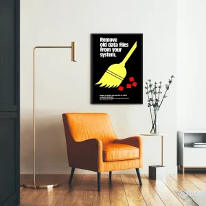 Väggdekorationsposter med tema om datarensning - Bild 2