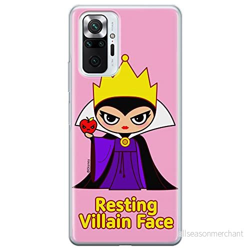 ERT GROUP mobiltelefonfodral för Xiaomi REDMI NOTE 10 PRO originalt och officiellt licensierat Disney mönster The Evil Queen 002 anpassad till formen på mobiltelefonen, fodral tillverkad av TPU plast 5905131473011