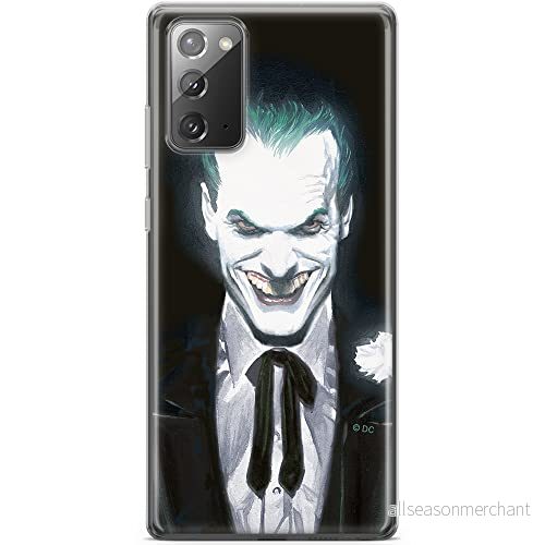 ERT GROUP mobiltelefonfodral för Samsung GALAXY NOTE 20 originalt och officiellt licensierat DC mönster Joker 001 optimalt anpassad till formen på mobiltelefonen, fodral tillverkad av TPU plast 5903040459652