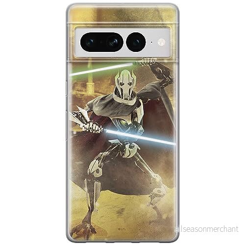 ERT GROUP mobiltelefonfodral för Google PIXEL 7 PRO originalt och officiellt licensierat Star Wars mönster Grievous 001 optimalt anpassad till formen på mobiltelefonen, fodral tillverkad av TPU plast 5905795182601