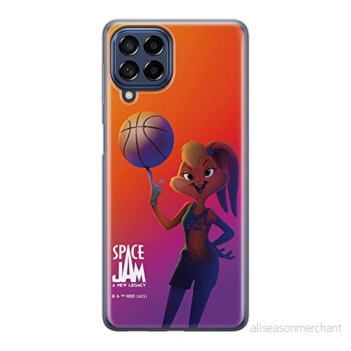ERT GROUP mobiltelefonfodral för Samsung M33 5G originalt och officiellt licensierat Looney Tunes mönster Space Jam 011 optimalt anpassad till formen på mobiltelefonen, fodral tillverkad av TPU plast 5905511355616