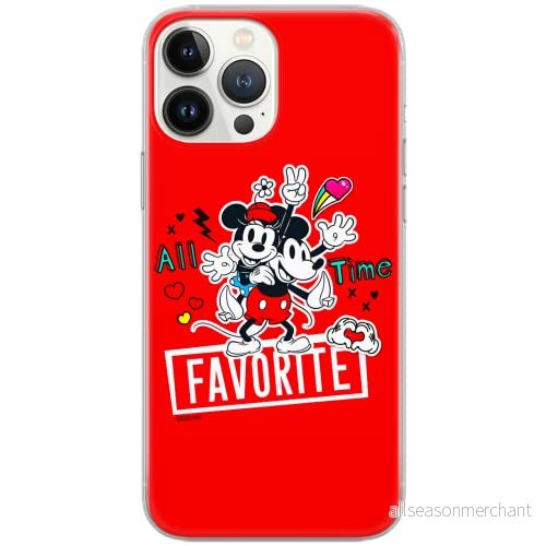 ERT GROUP mobiltelefonfodral för Samsung S10 PLUS originalt och officiellt licensierat Disney mönster Mickey & Minnie 011 Vit anpassad till formen på mobiltelefonen, fodral tillverkad av TPU plast 5903537631165