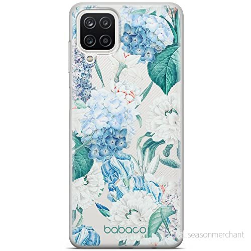 ERT GROUP mobiltelefonfodral för Samsung A12 / M12 F12 originalt och officiellt licensierat Babaco mönster Flowers 028 optimalt anpassad till formen på mobiltelefonen, gedeeltelijk transparant 5905131271747