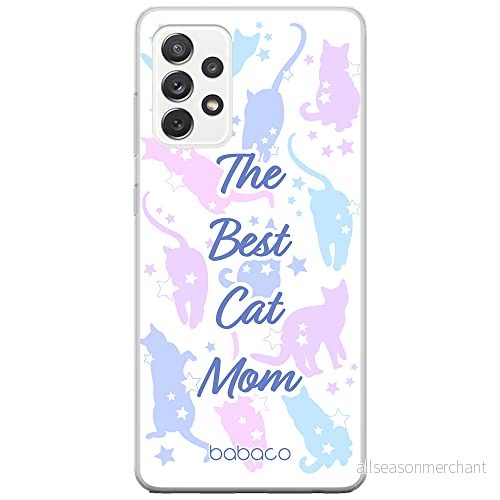 ERT GROUP mobiltelefonfodral för Samsung A52 5G / LTE 4G A52S originalt och officiellt licensierat Babaco mönster Cats 017, fodral tillverkad av TPU plast 5905131083661