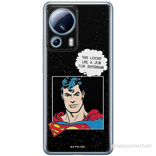 ERT GROUP mobiltelefonfodral för Xiaomi 13 LITE/CIVI 2 originalt och officiellt licensierat DC mönster Superman 037 optimalt anpassad till formen på mobiltelefonen, fodral tillverkad av TPU plast 5905511928063