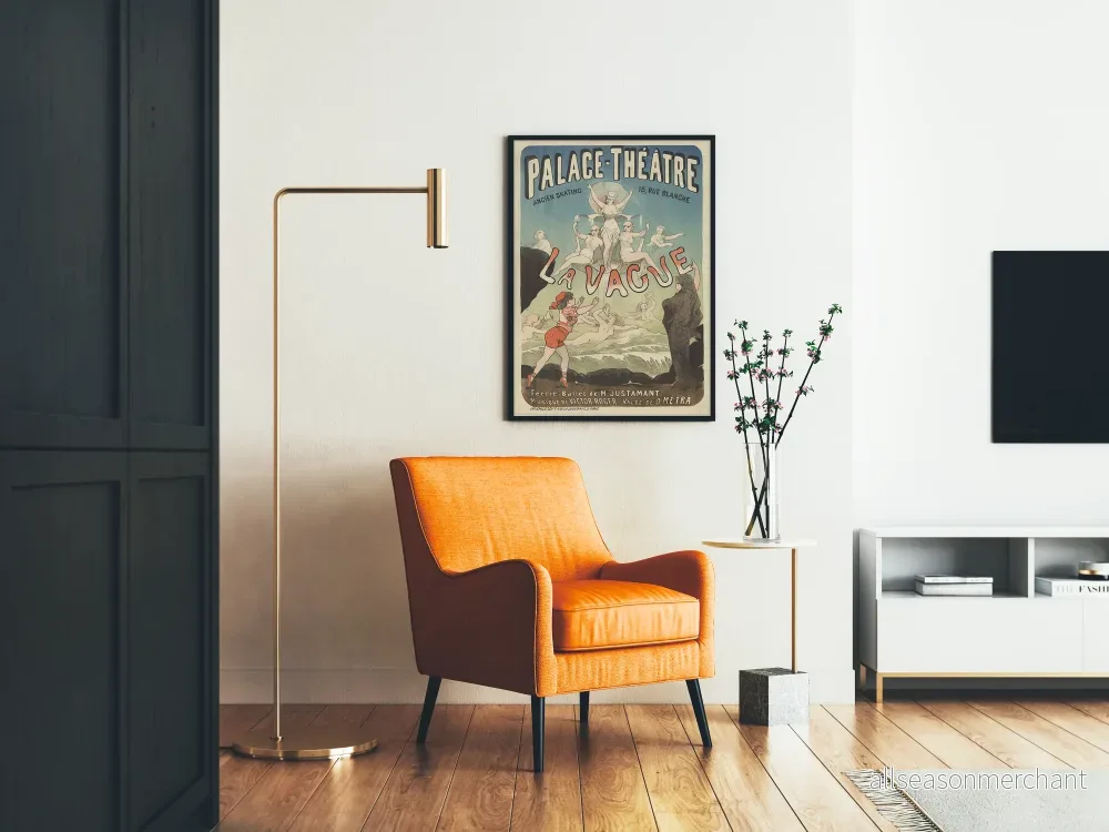 Vintageposter för Palace-Teatern La Våg, 15 Rue Blanche - Bild 2