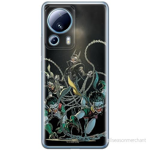ERT GROUP mobiltelefonfodral för Xiaomi 13 LITE/CIVI 2 originalt och officiellt licensierat DC mönster Batman Who Laughs 004 anpassad till formen på mobiltelefonen, fodral tillverkad av TPU plast 5905511934569