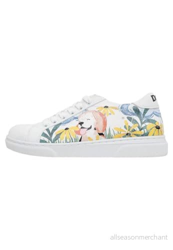 DOGO Barn vita veganska läder sneakers, Oh The Bliss, 34 EU 8680544264650