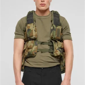 Brandit Tactical Vest, Vuxen Unisex Stövlar, Woodland, En storlek, one size 4051773125243