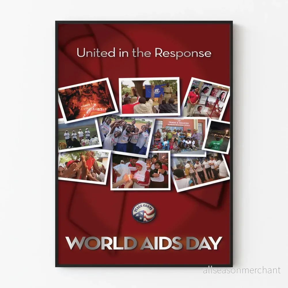 Väggposter för Världsaidsdagen 2008 – Medvetenhet och Solidaritet