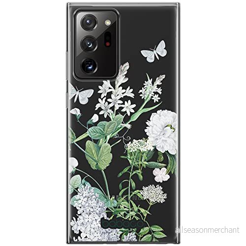 ERT GROUP mobiltelefonfodral för Samsung GALAXY NOTE 20 ULTRA originalt och officiellt licensierat Babaco mönster Flowers 033 optimalt anpassad till formen på mobiltelefonen, gedeeltelijk transparant 5905131287854