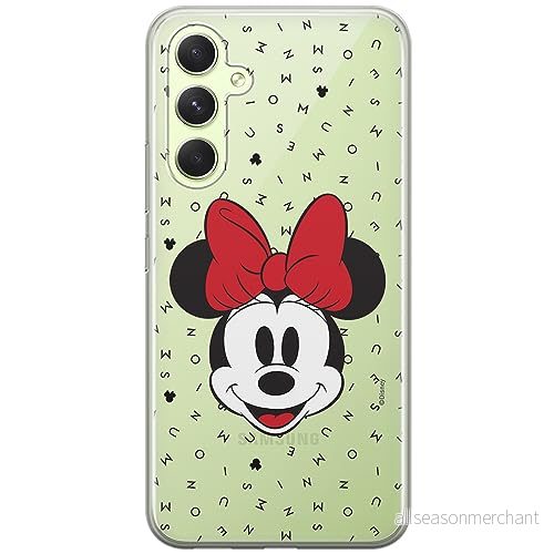 ERT GROUP mobiltelefonfodral för Samsung A54 5G originalt och officiellt licensierat Disney mönster Minnie 056 optimalt anpassad till formen på mobiltelefonen, gedeeltelijk transparant 5905511795146