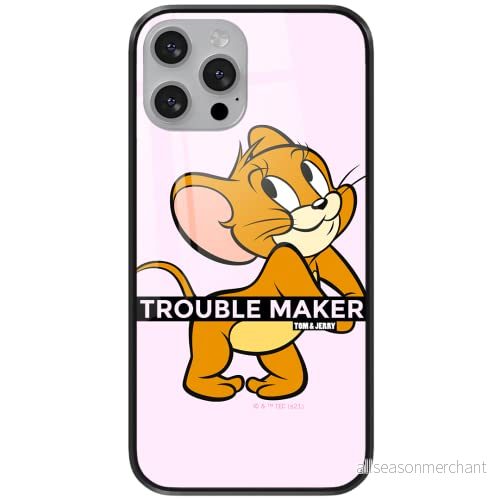 ERT GROUP mobiltelefonfodral för Apple Iphone 7 PLUS/ 8 PLUS originalt och officiellt licensierat Tom and Jerry mönster 012 tillverkad av härdat glas, anpassat till mobilens form, skyddsfodral 5904805270543
