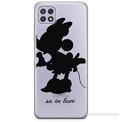ERT GROUP mobiltelefonfodral för Samsung A22 5G originalt och officiellt licensierat Disney mönster Minnie 002 optimalt anpassad till formen på mobiltelefonen, gedeeltelijk transparant 5903932824933