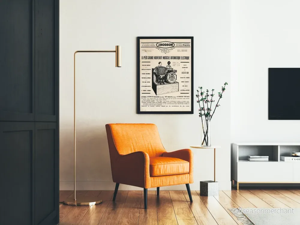 Vintageposter för elektrisk musikautomat J. Bodson - Bild 2