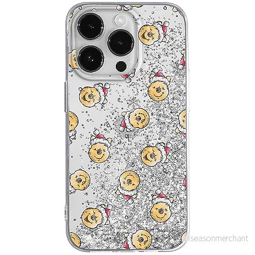 ERT GROUP mobiltelefonfodral för Apple Iphone 14 PRO MAX originalt och officiellt licensierat Disney mönster Winnie the Pooh & Friends 024, med glitter overflow effekt 5905511595357