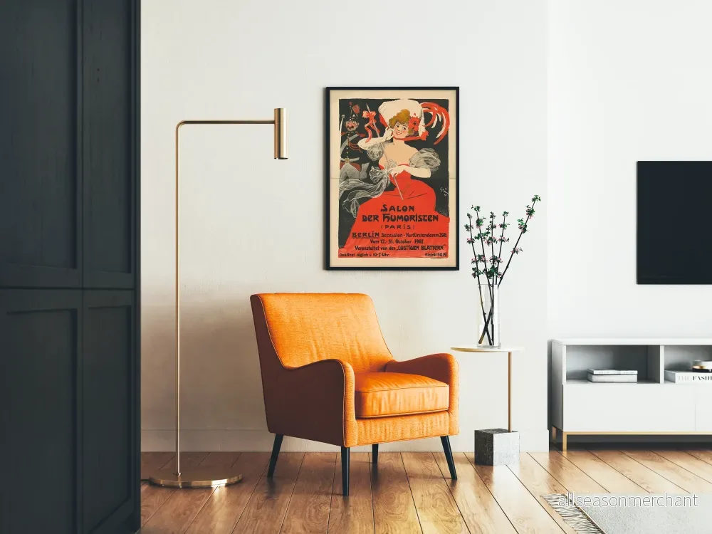 Vintageposter Salon der Humoristen Paris Berlin 1907 - Bild 2