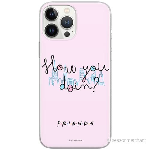 ERT GROUP mobiltelefonfodral för Samsung S10 PLUS originalt och officiellt licensierat Friends mönster 008 Vit optimalt anpassad till formen på mobiltelefonen, fodral tillverkad av TPU plast 5903932267778