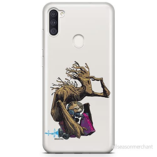 ERT GROUP mobiltelefonfodral för Samsung A03S originalt och officiellt licensierat Marvel mönster Guardians of the Galaxy 004 optimalt anpassad till formen på mobiltelefonen, gedeeltelijk transparant 5903932991697
