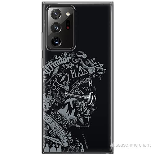 ERT GROUP mobiltelefonfodral för Samsung GALAXY NOTE 20 ULTRA originalt och officiellt licensierat Harry Potter mönster 075 anpassad till formen på mobiltelefonen, fodral tillverkad av TPU plast 5903932756302