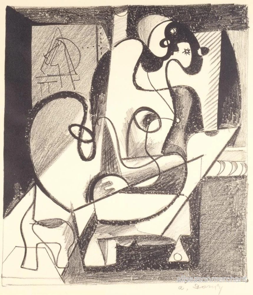 Målning konsttryck och modell La Chambre de création - Arshile Gorky - Bild 2