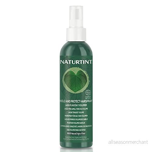 Naturtint STYLING Fixing Lack More Volume and Brightness, Perfect Natural Finish, Anti Crossing Effect, 99.6% Ingredients, Baobab Abstract, Colorless, 175 Mililiter 8429449015703