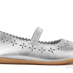 Conguitos Flicka New York platt tofflor, silver, 29 EU 8445333140245 Conguitos Flicka New York platt tofflor, silver, 29 EU 8445333140245