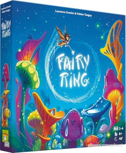 Asmodee Repos Production Fairy Ring Brädspel Draftspel Strategi och utvecklingsspel från 8 år 2 till 4 spelare svensk version 5425016927724